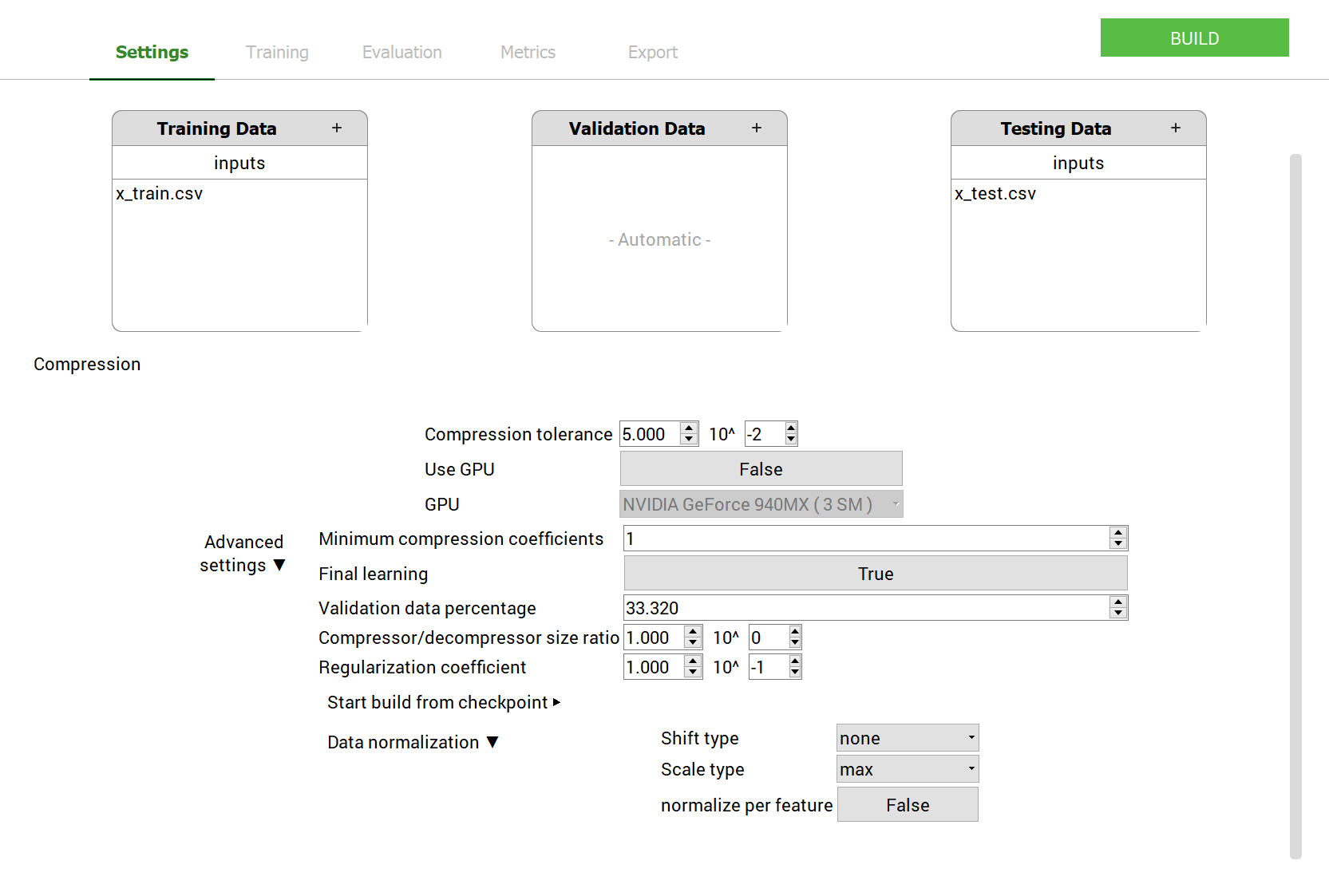 CompressionGUIBuildQuickTutorial