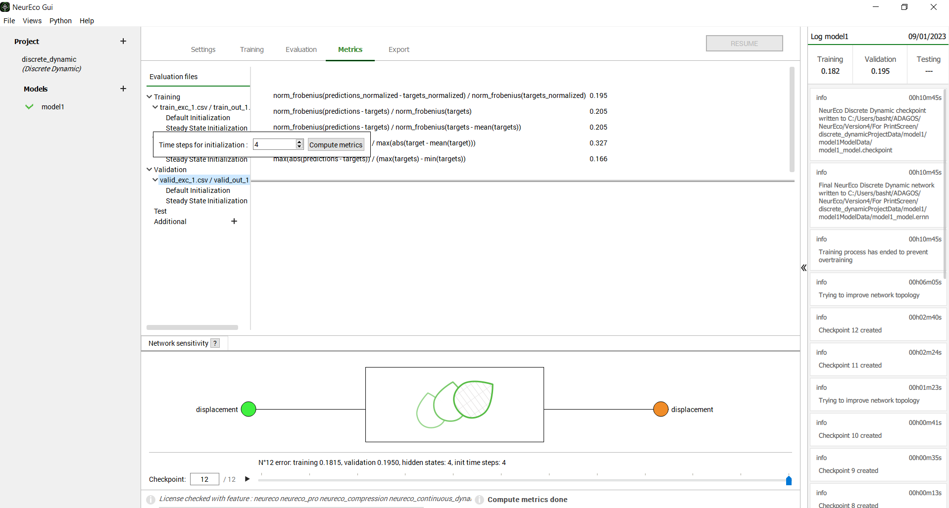 GUIMetricsDiscreteDynamic